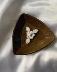 Jewelry Dish || Glossy Brown || Triangle
