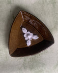 Jewelry Dish || Glossy Brown || Triangle