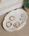 Jewelry Dish || White || Oval