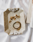 Jewelry Dish || Speckled Egg Shell || Rectangle