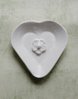 Jewelry Dish || White || Heart