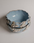 Leaf Flower Bowl || Sky Blue