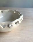 Heart Cut-Out Bowl || White